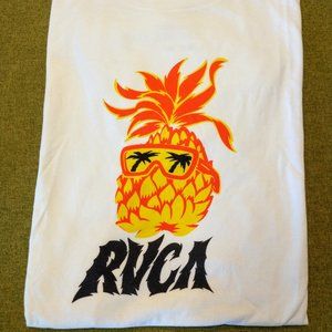 RVCA Aloha Pineapple T-Shirt, Sz Lg